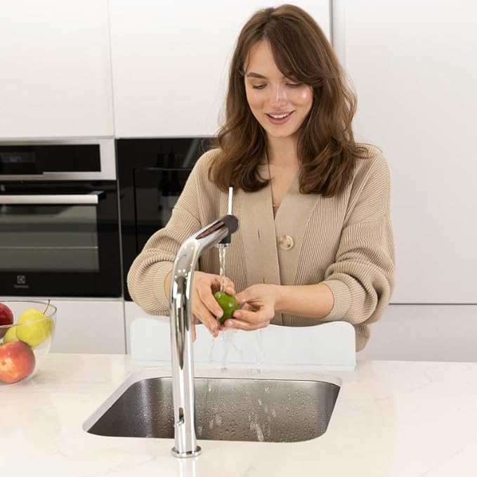 Silicone Sink Splash Guard Mat with Strong Suction Cup