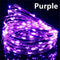 Purple / Remote control waterproof battery box eight function 30 meters 300 lamp