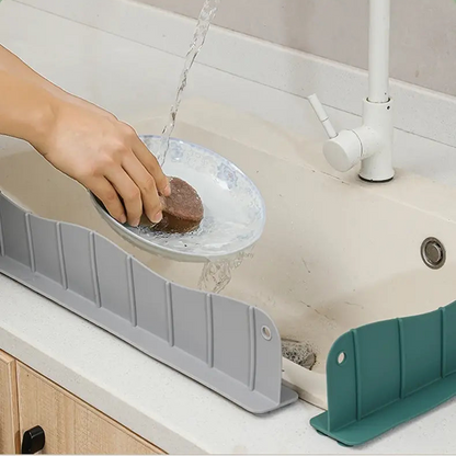 Silicone Sink Splash Guard Mat with Strong Suction Cup